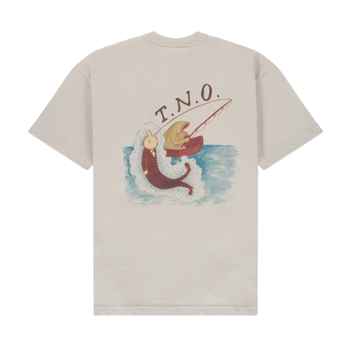 Fishing Freddy Tee White/Sand