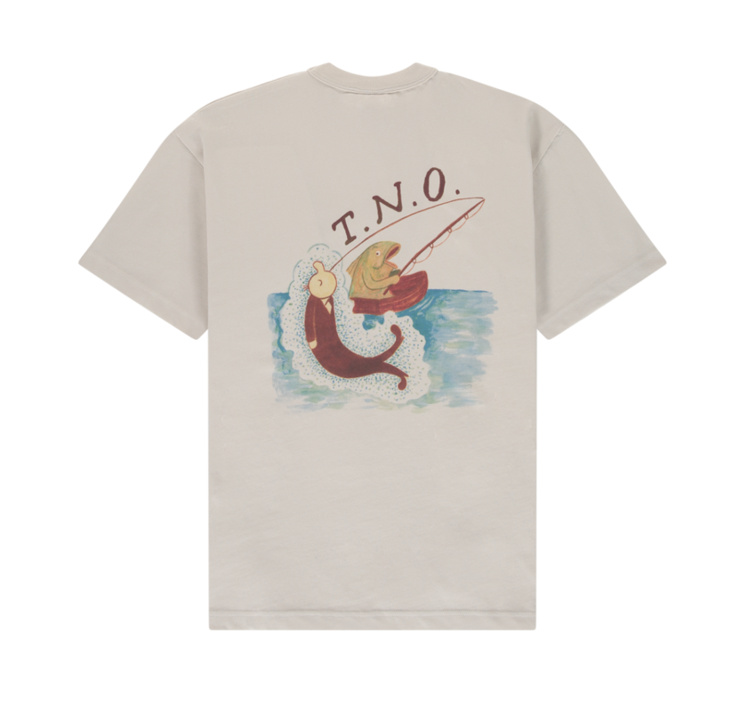 Fishing Freddy Tee White/Sand