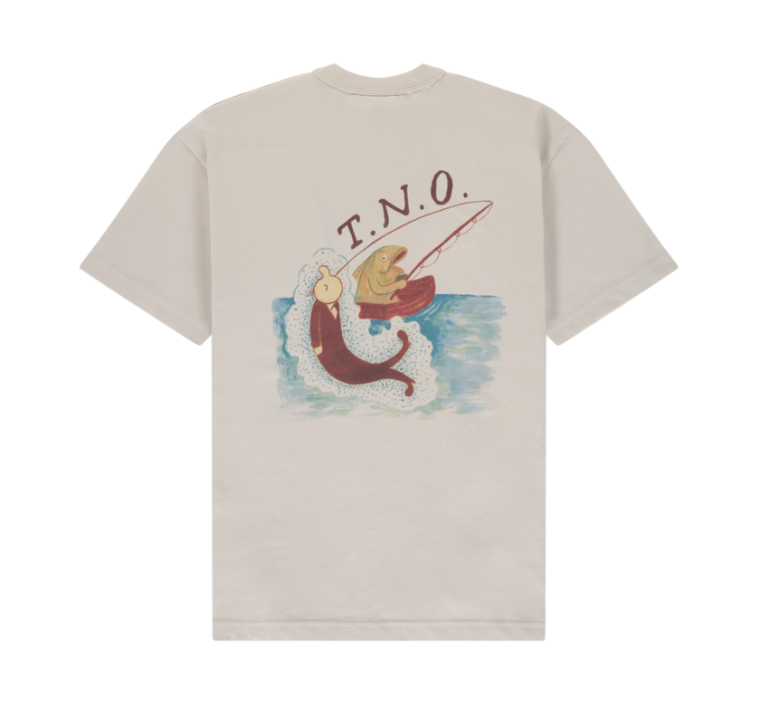 The New Originals Fishing Freddy Tee White/Sand