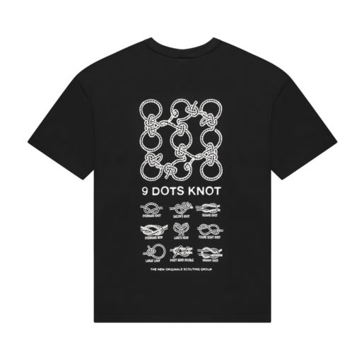 9-Knots Tee Black