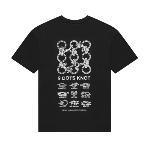 The New Originals 9-Knots Tee Black