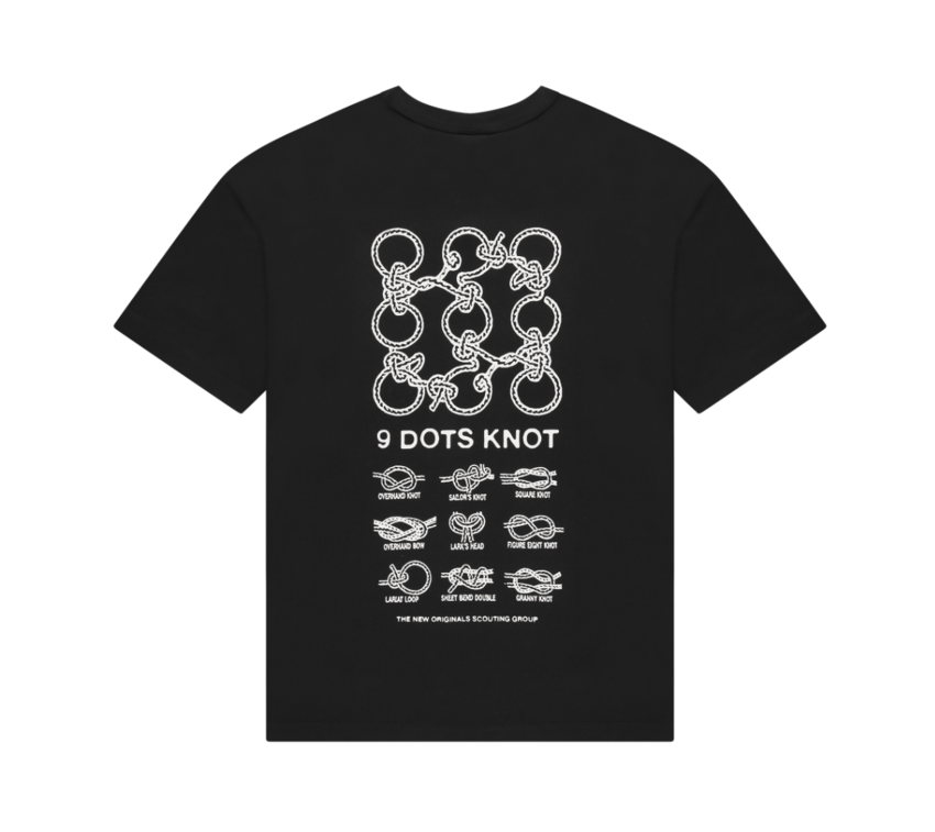 9-Knots Tee Black