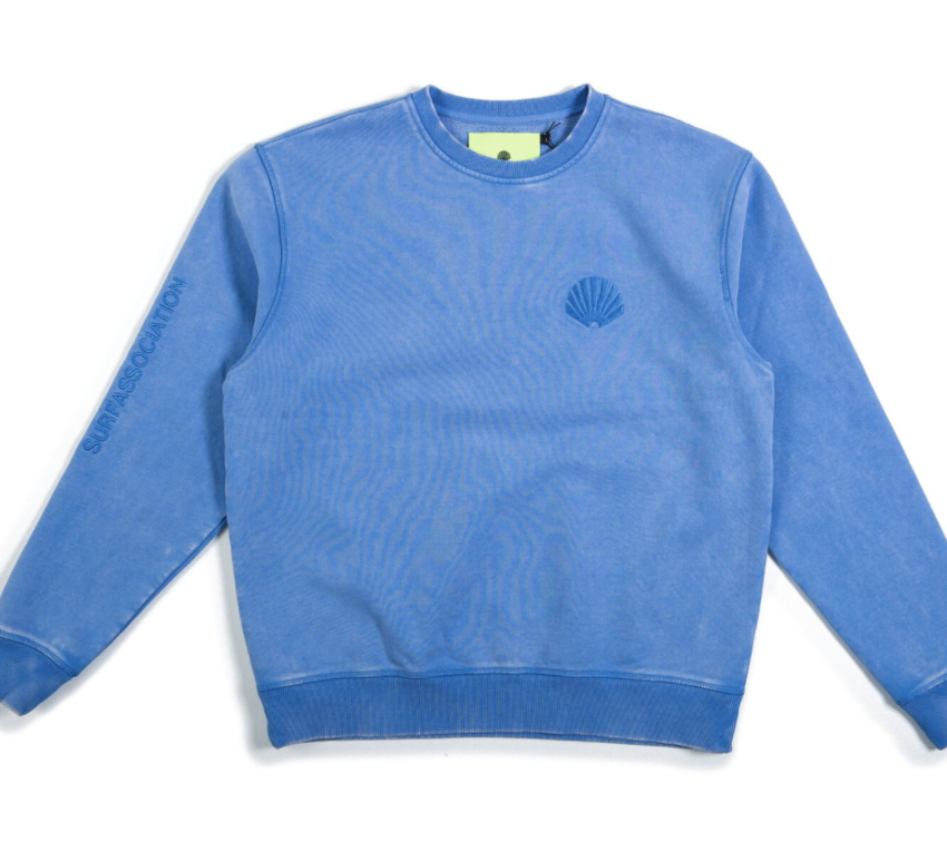 New Amsterdam Surf Association  Logo Sweat Washed Blue