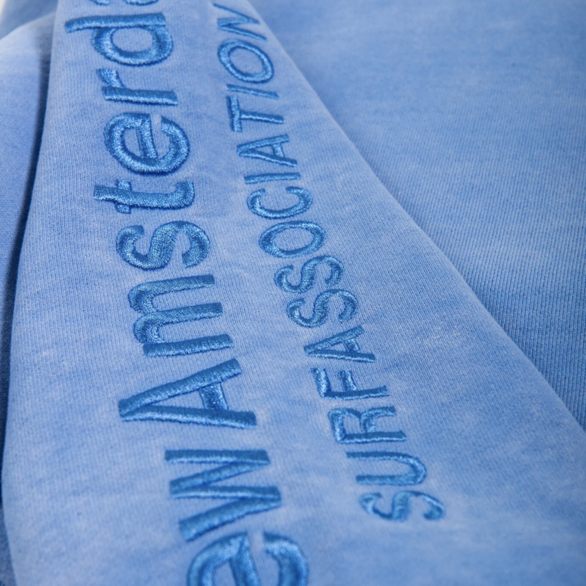 New Amsterdam Surf Association  Logo Sweat Washed Blue