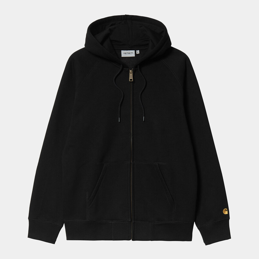 Carhartt WIP Hooded Chase Jacket Black/Gold