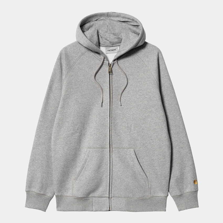 Carhartt WIP Hooded Chase Jacket Grey Heather/Gold