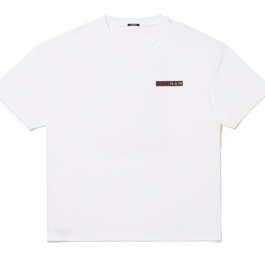 Denham Dotage Box Tee White