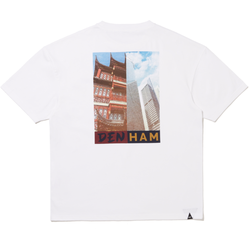 Denham Dotage Box Tee White