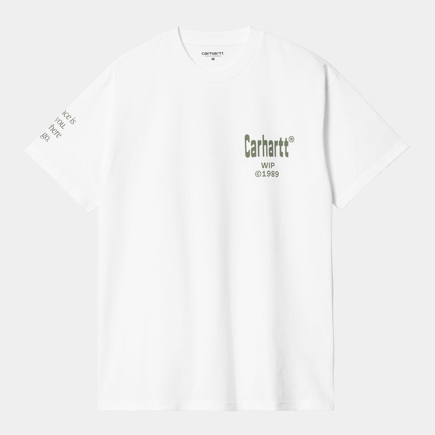 Carhartt WIP S/S Home T-Shirt White/Dollar Green