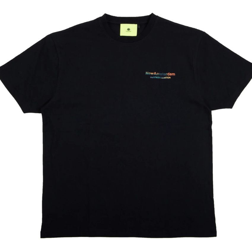 New Amsterdam Surf Association  Fishnet Tee Black