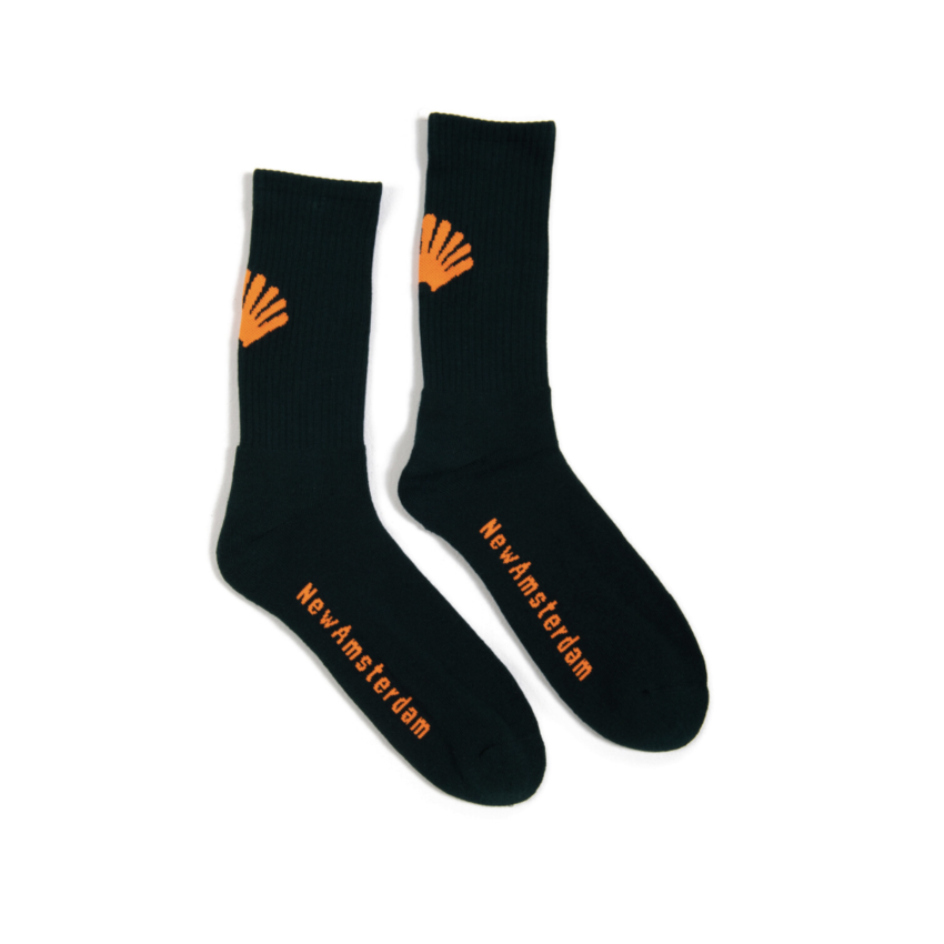 New Amsterdam Surf Association  Logo Socks Green/Orange