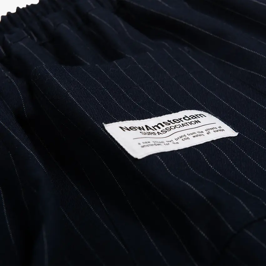 New Amsterdam Surf Association  After Trouser Pin Stripe Navy