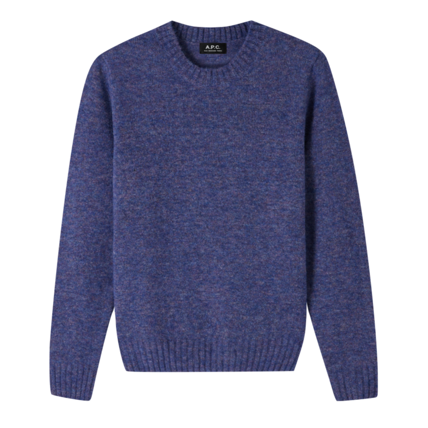 A.P.C. Paris  Lucas Alpaca Crew Knit Violet