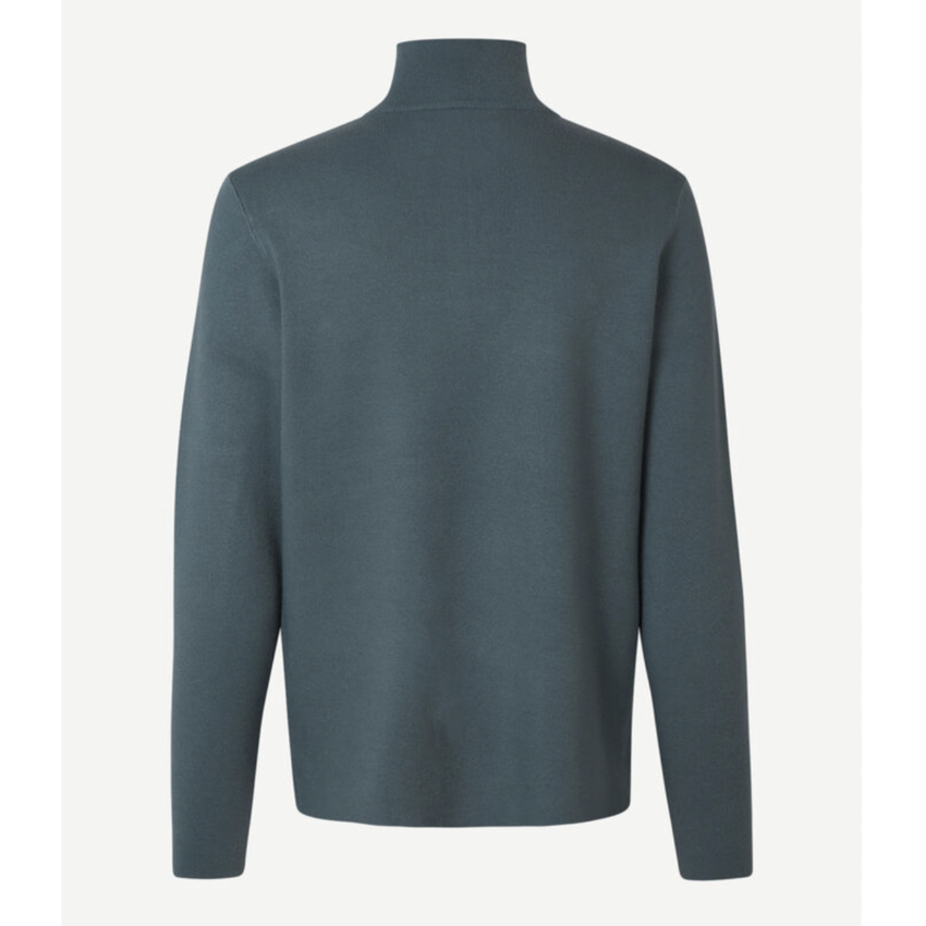 Samsoe//Samsoe Gunan Turtle Neck Zip 10490 Stormy Weather