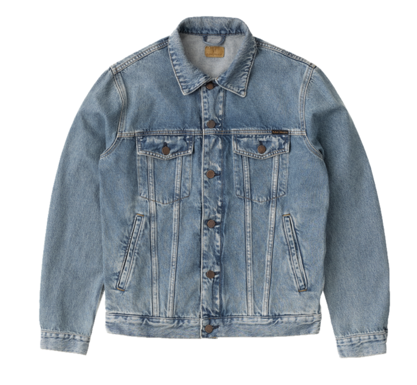 Nudie Jeans Robby Denim Jacket Vintage Blue