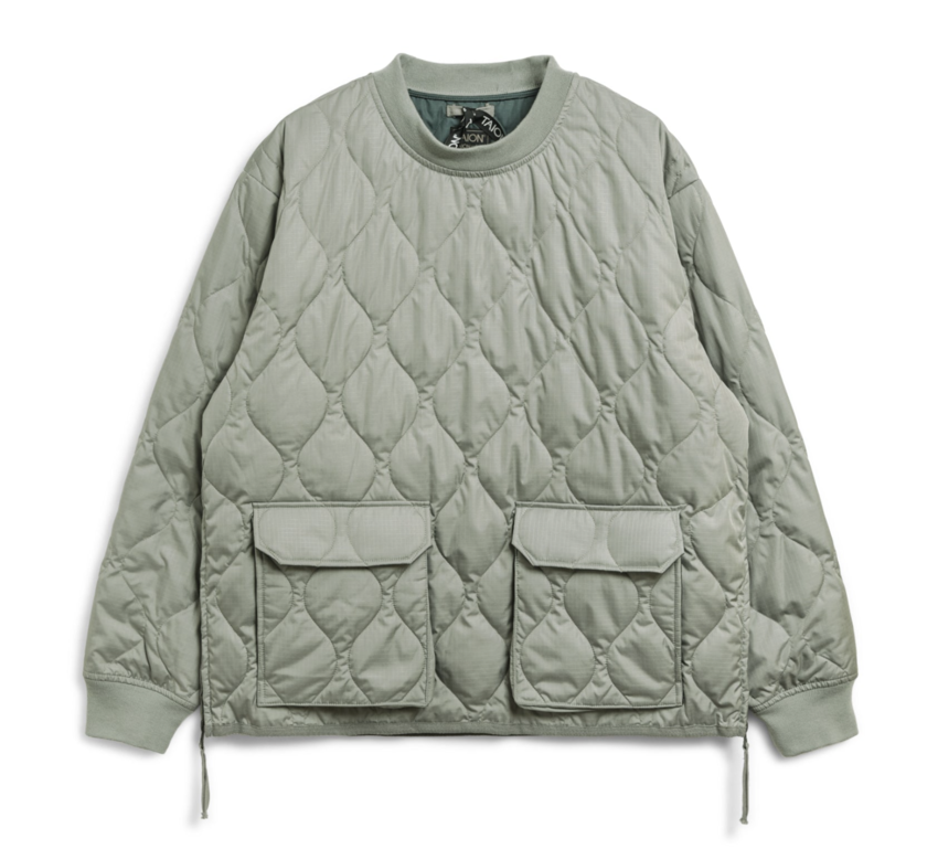 Taion  Military Pull Over Shirt Sage Green