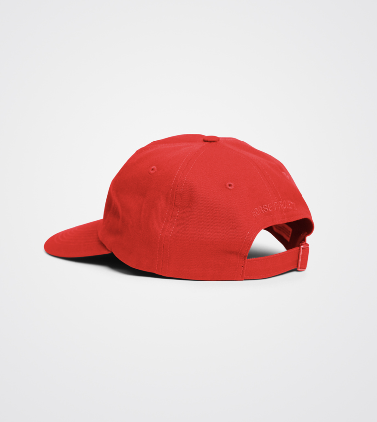 Norse Projects  Felt N Twill Sports Cap Holmen Red