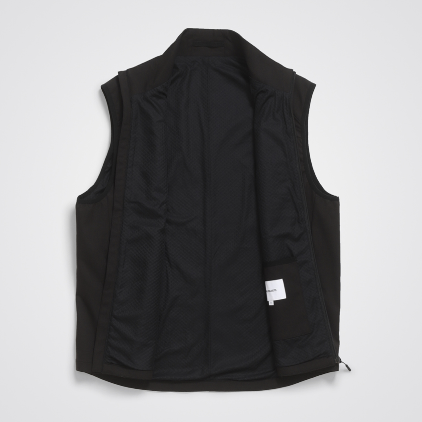 Norse Projects  Birkholm Solotex Twill Vest Black