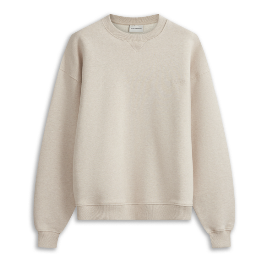 Drôle de Monsieur Drole Logo Sweat Beige