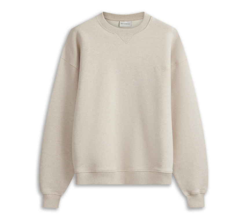 Drôle de Monsieur Drole Logo Sweat Beige