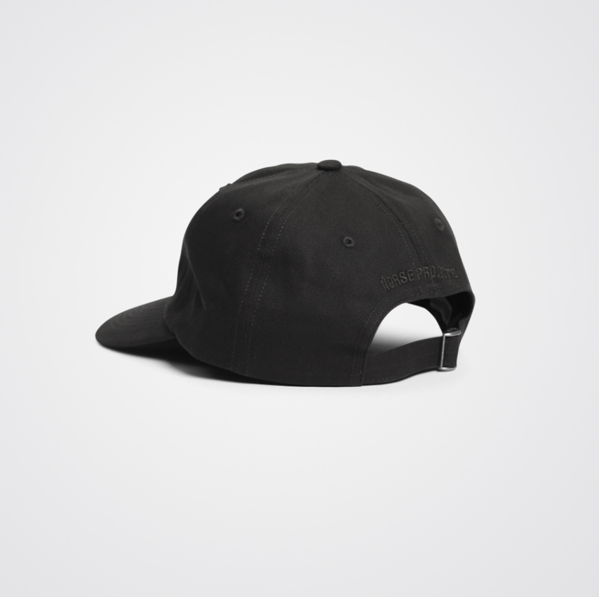 Norse Projects  Felt N Twill Sports Cap Black