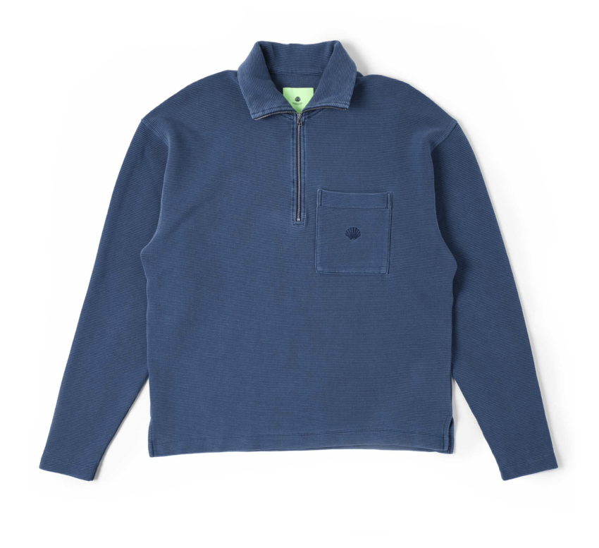 New Amsterdam Surf Association  Tide Half Zip Navy