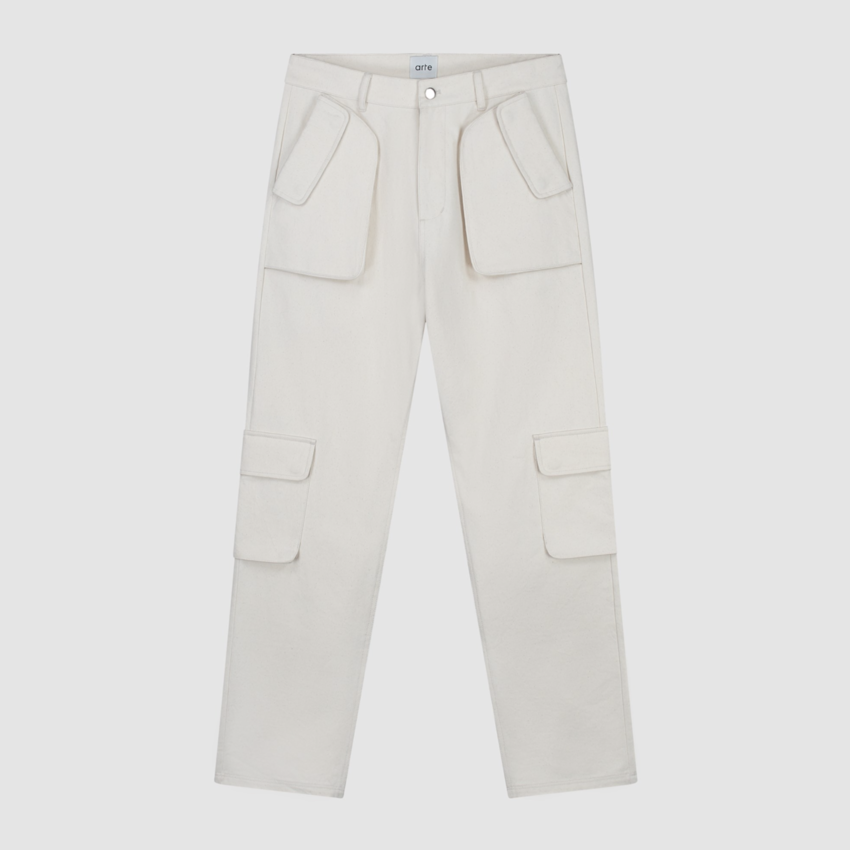 ARTE Antwerp Jaden Cargo Pants Cream