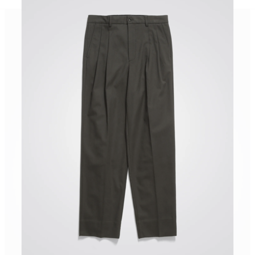 Norse Projects  Benn Relaxed Pleated Trouser Beech Green