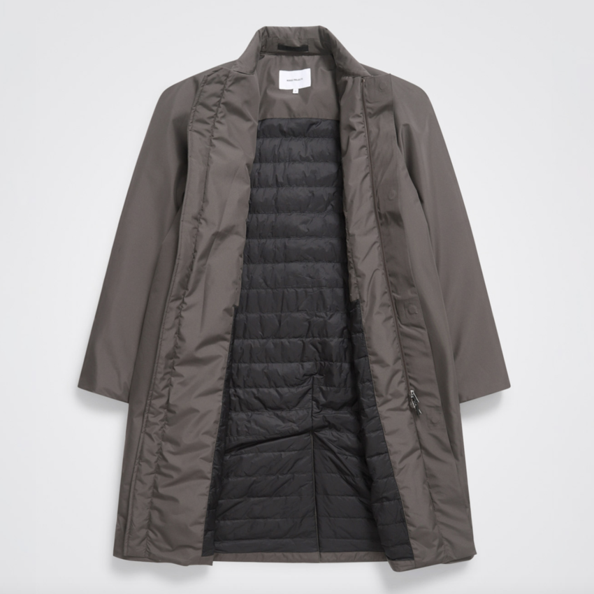 Norse Projects  Vargo Gore-Tex Infinium Mac Heathland Brown