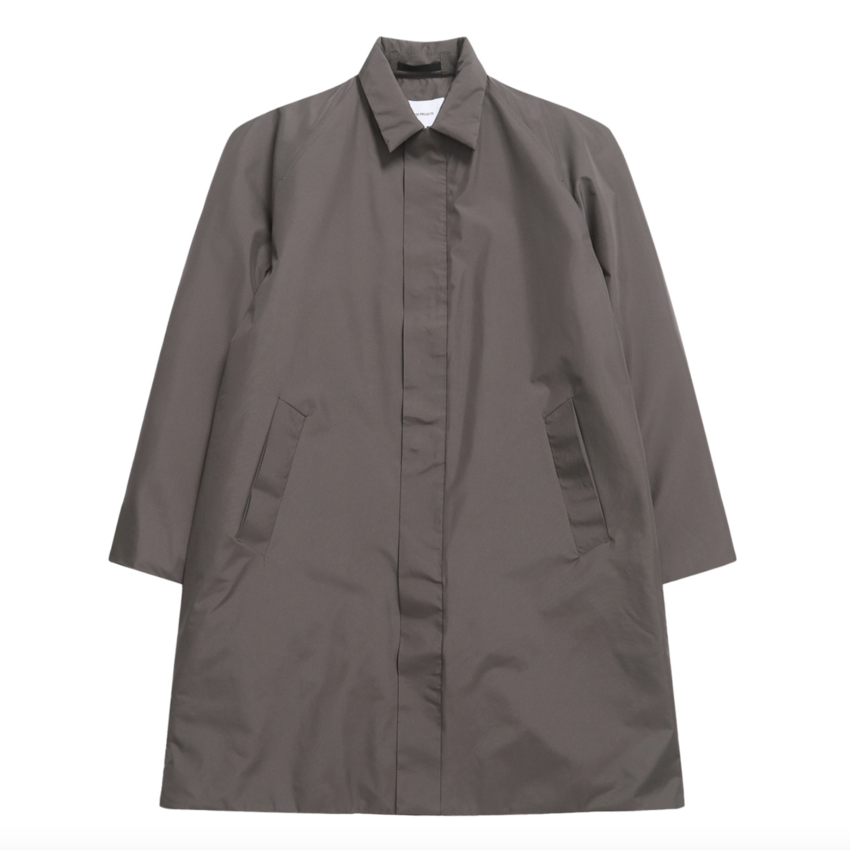 Norse Projects  Vargo Gore-Tex Infinium Mac Heathland Brown