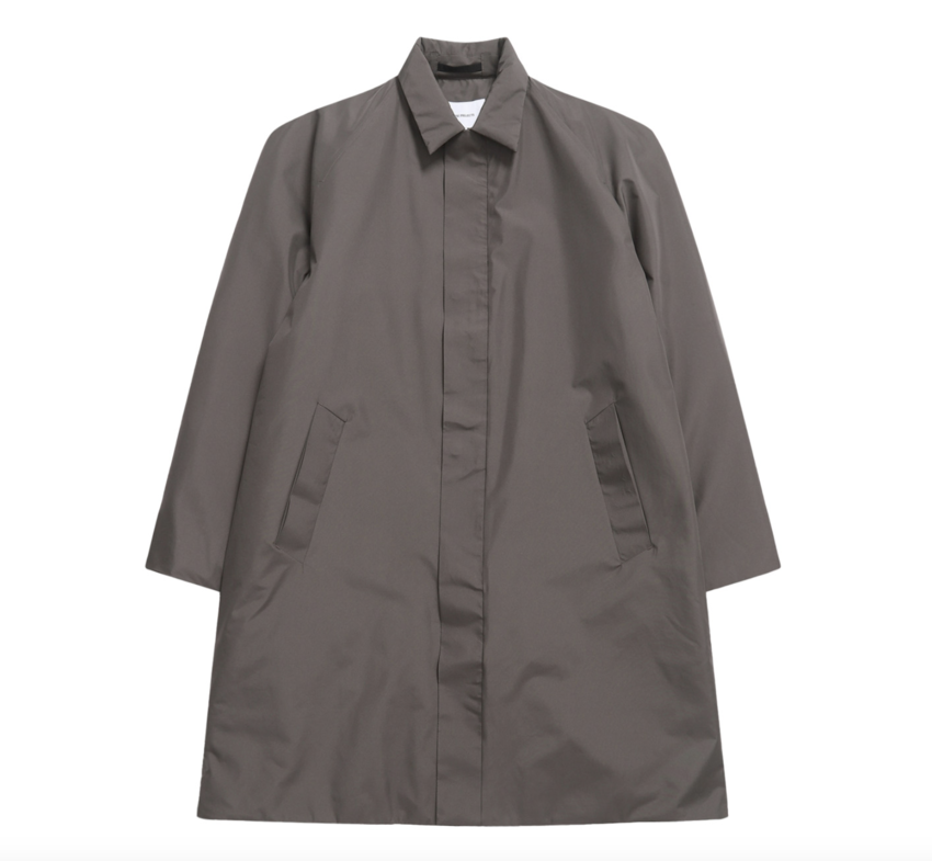 Norse Projects  Vargo Gore-Tex Infinium Mac Heathland Brown