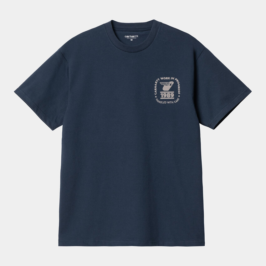 Carhartt WIP S/S Stamp State T-Shirt Blue/Grey