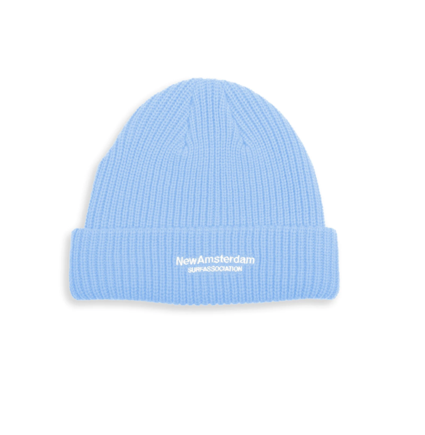 New Amsterdam Surf Association  Logo Beanie Blue