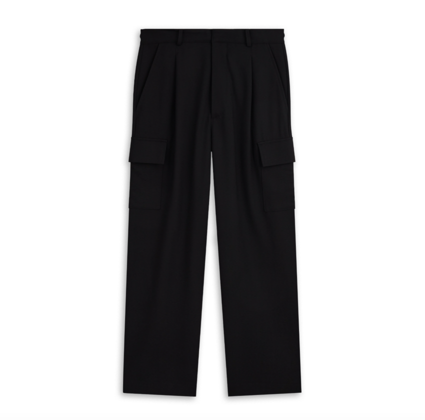 Drôle de Monsieur Cargo Pants Wool Black