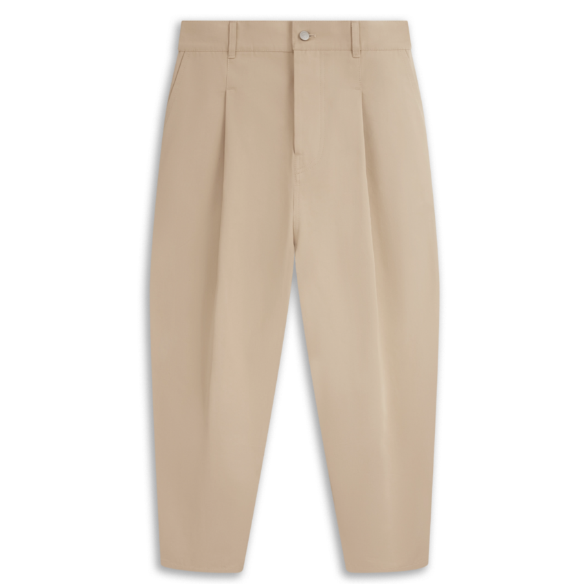 Drôle de Monsieur Denim Cropped Pants Beige