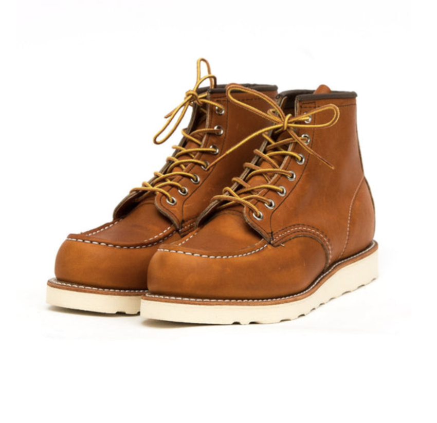 Red Wing Shoes 0875 6" Classic Moc Toe Oro Legacy