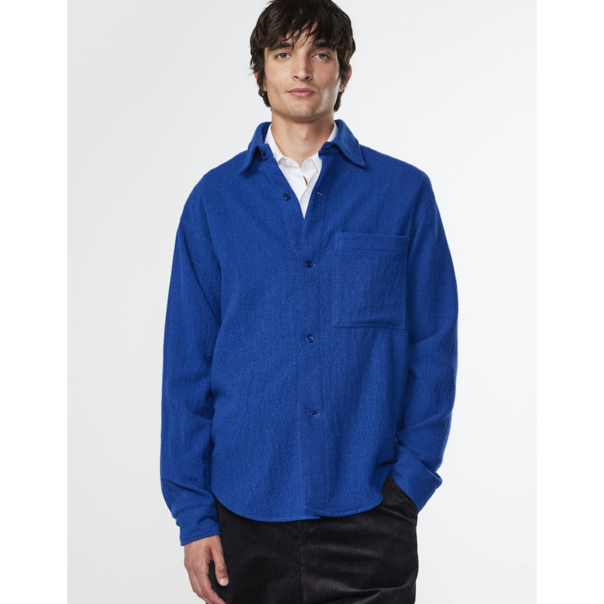 NN07 Adwin 5366 Overshirt Olympian Blue