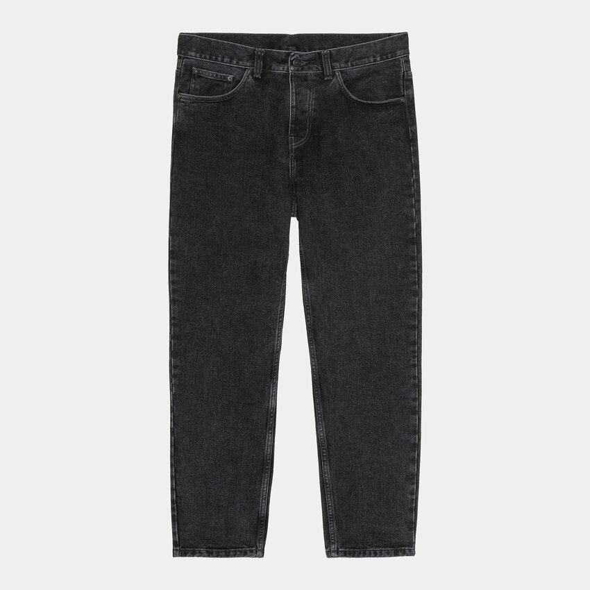 Carhartt WIP Newel Pant Cotton Black Stone Washed