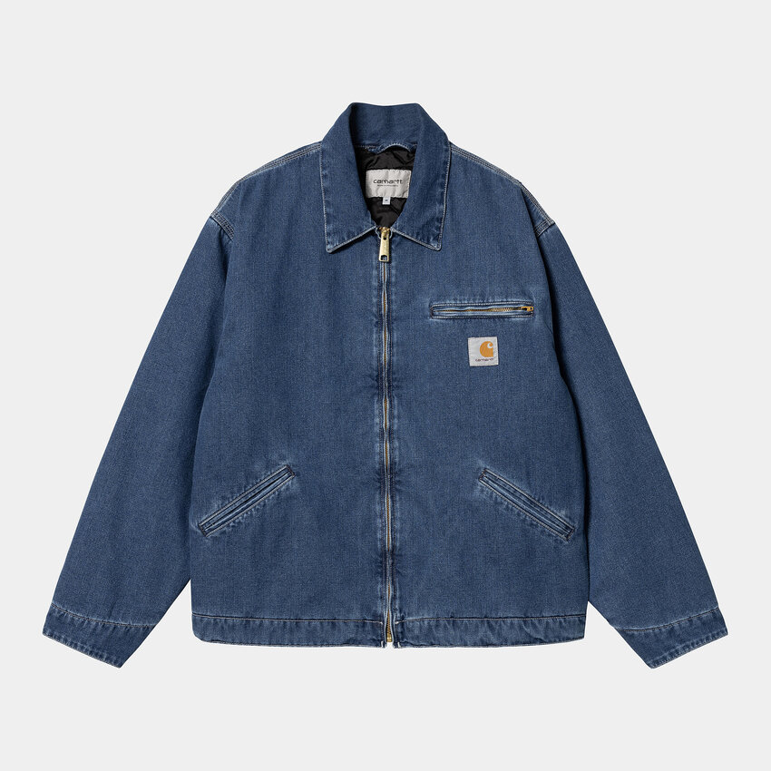 Carhartt WIP OG Detroit Jacket Blue Stone Washed