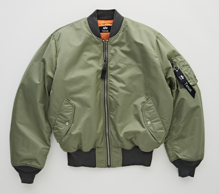 Tenue. Tenue. x Alpha Industries MA-1 Bomber Jacket Sage Green