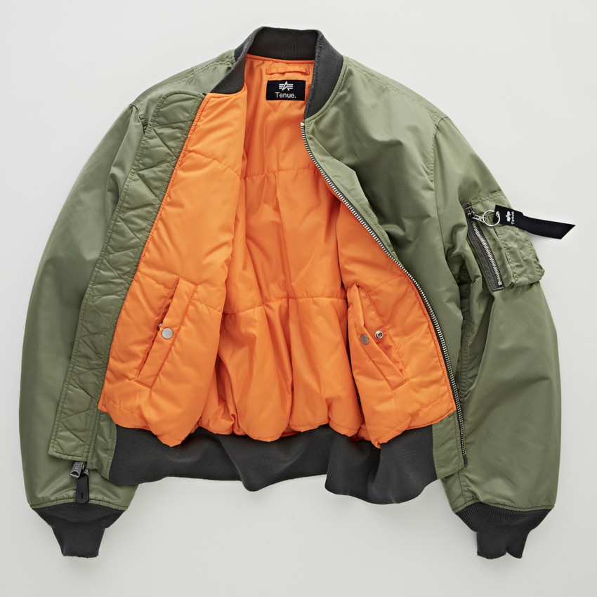 Tenue. Tenue. x Alpha Industries MA-1 Bomber Jacket Sage Green