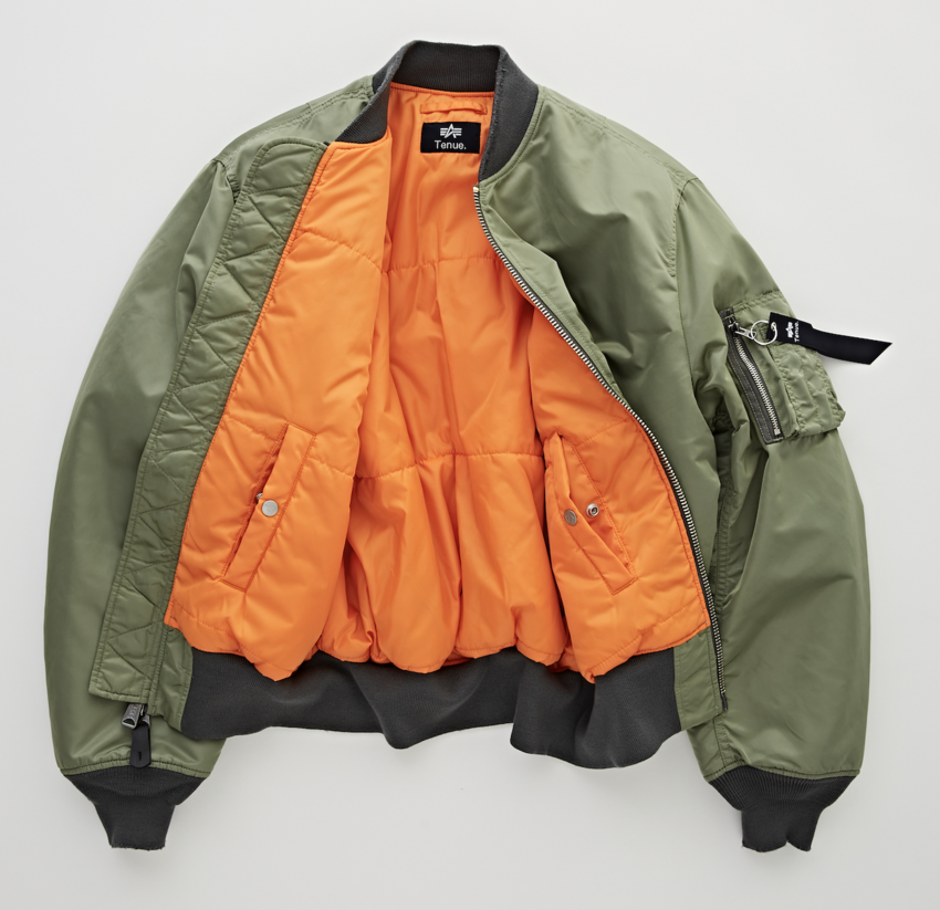 Tenue. Tenue. x Alpha Industries MA-1 Bomber Jacket Sage Green