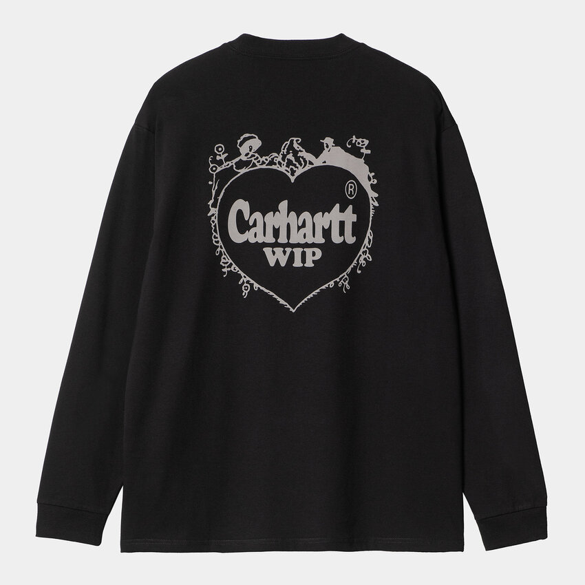 Carhartt WIP L/S Spree T-Shirt Black/Grey