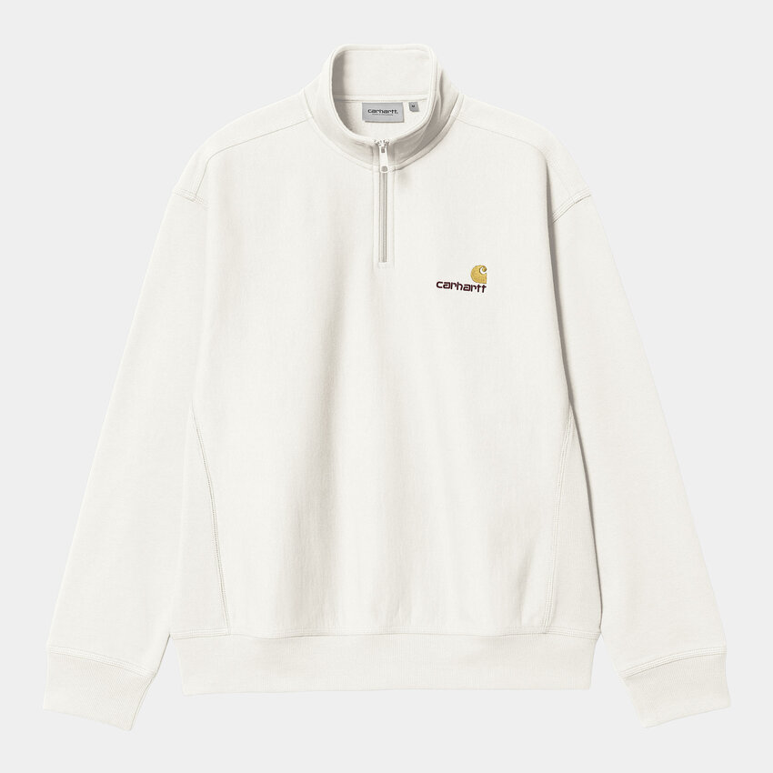 Carhartt WIP Half Zip American Script Sweat Wax