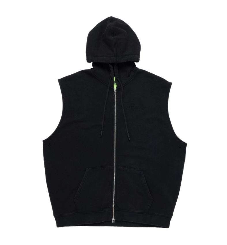 New Amsterdam Surf Association  Sleeveless Hoodie Black