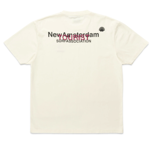 New Amsterdam Surf Association  Logo Tourist Tee Bone