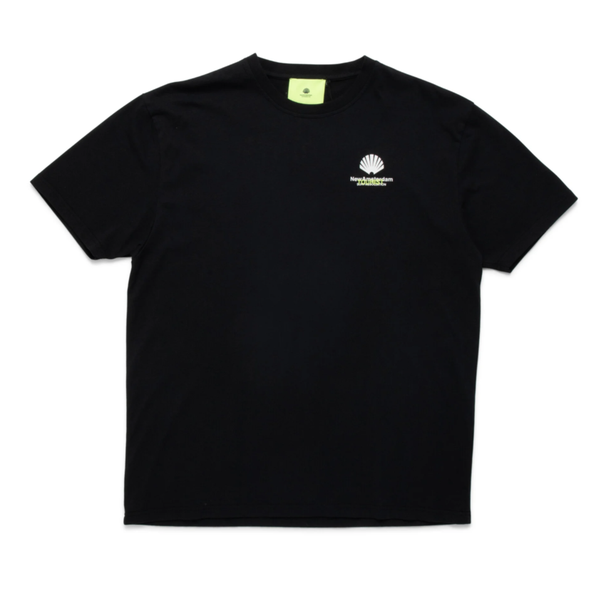 New Amsterdam Surf Association  Logo Tourist Tee Black