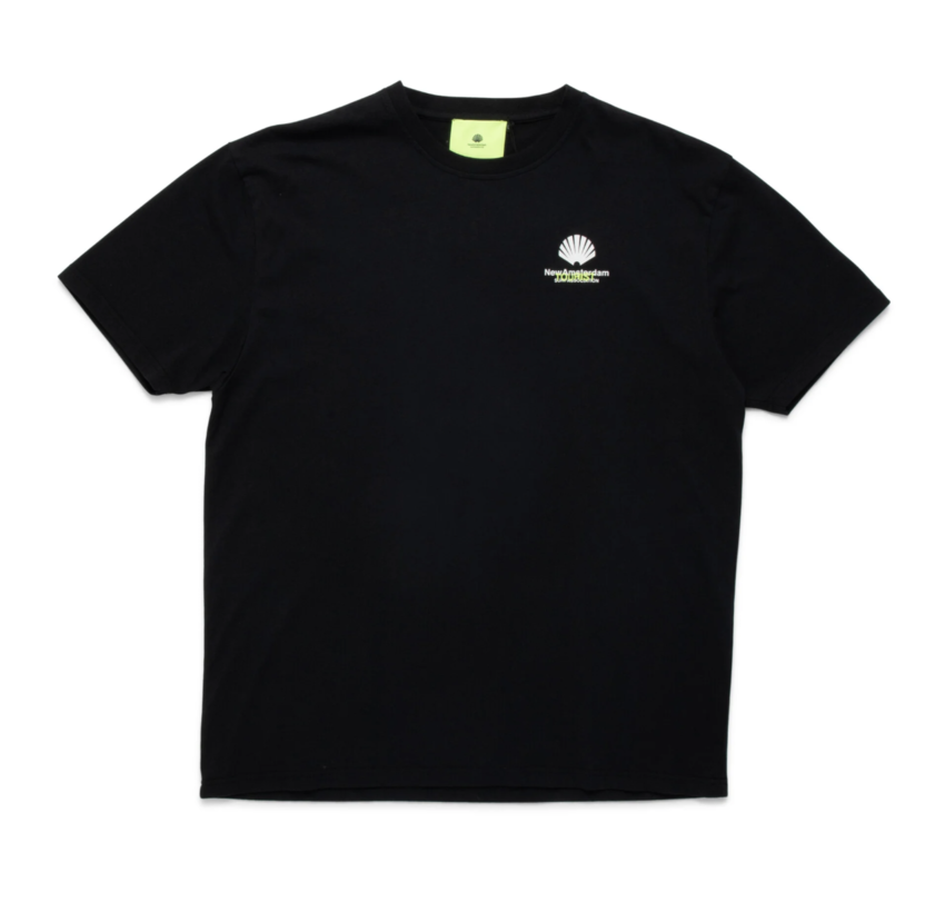 New Amsterdam Surf Association  Logo Tourist Tee Black