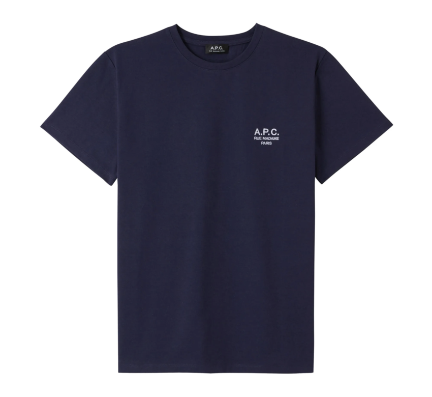 A.P.C. Paris Raymond T-Shirt Dark Navy Blue