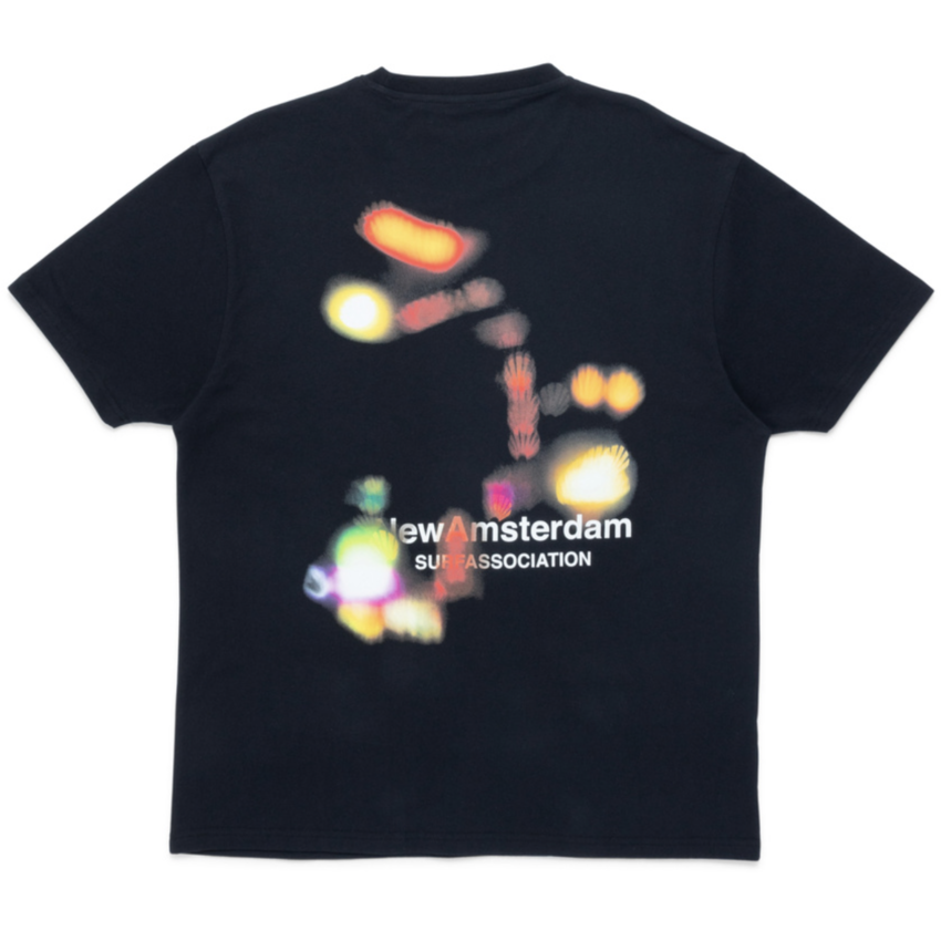 New Amsterdam Surf Association  Night Lights Tee Black